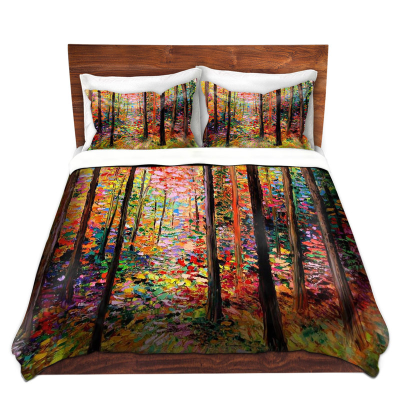 Floral Duvet Cover, 1 Queen Duvet Cover + 2 Standard Shams