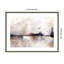 «Abstract Landscape Crop» par Yvette St. Amant, reproduction d'art encadrée sur bois-100672047