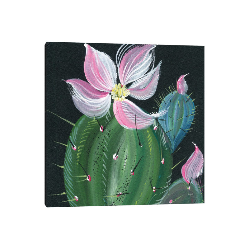 Cactus I by Kristy Rice - No Frame Gallery-Wrapped Canvas Giclée on Canvas, 30.48cm H x 30.48cm W