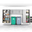 Armoire de rangement supérieure 36 po Barrayo - Armoires murales élégantes et spacieuses pour maximiser votre rangement, H 24 po x l 36 po x P 16 po, gris -1624403045