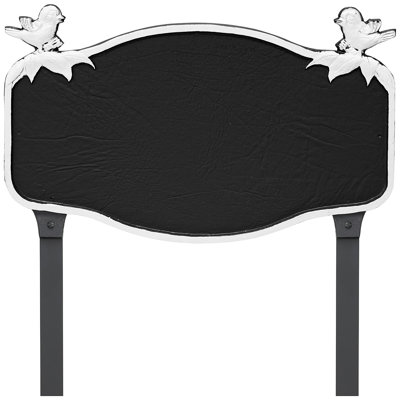 Chickadee Address Sign Plaque with Lawn Stakes