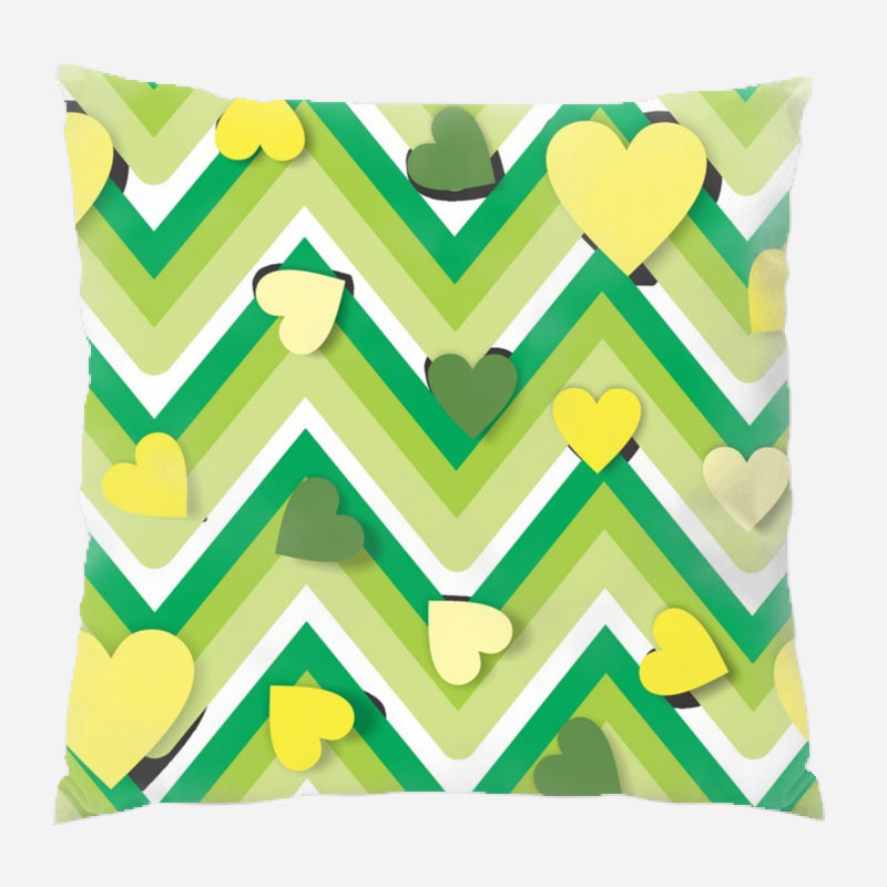 Coussin décoratif cardiaque, Intérieur