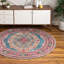 Tapis à motif oriental turquoise Folmar-86604401
