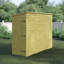 Shiplap Pent Wooden Shed-120959939