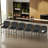Modern PU Double Cushion Bar Stools With Metal Frames(Set of 6)-112232753