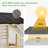  6.7'W x 7.5'D x 7.7’H Wooden Polycarbonate Greenhouse With Mesh Cover