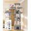 Tall Cat Tree, 211cm Multi-Level Cat Tower Large Cats | Cat Furniture with 7 Scratching Posts, 3 Spacious Condos, 2 Platforms, 2 Scratching Ramp, Basket, Hammock-715688991