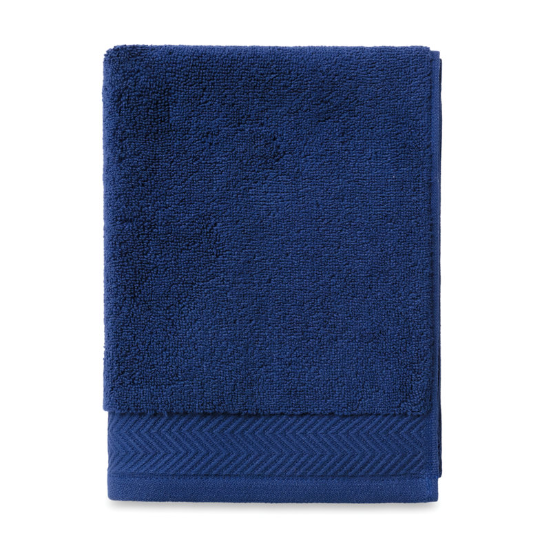 Essuie-mains en coton massif ultra absorbant 6 pièces ben sherman, Bleu marine