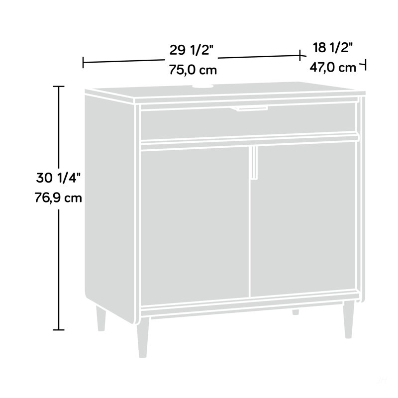 Library Base, Brown finish