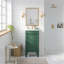 Meuble-lavabo de 18 po de style français avec lavabo en céramique, charnières à fermeture douce et tablette de rangement réglable pour les petites salles de bain-2140805775-2141138987