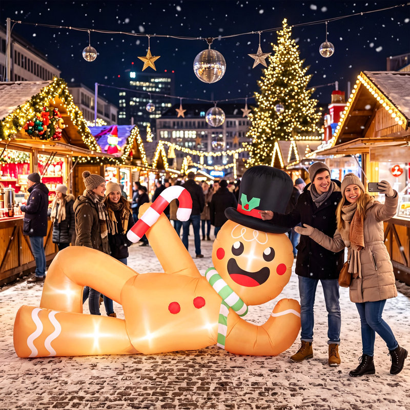 Inflatable Gingerbread Man