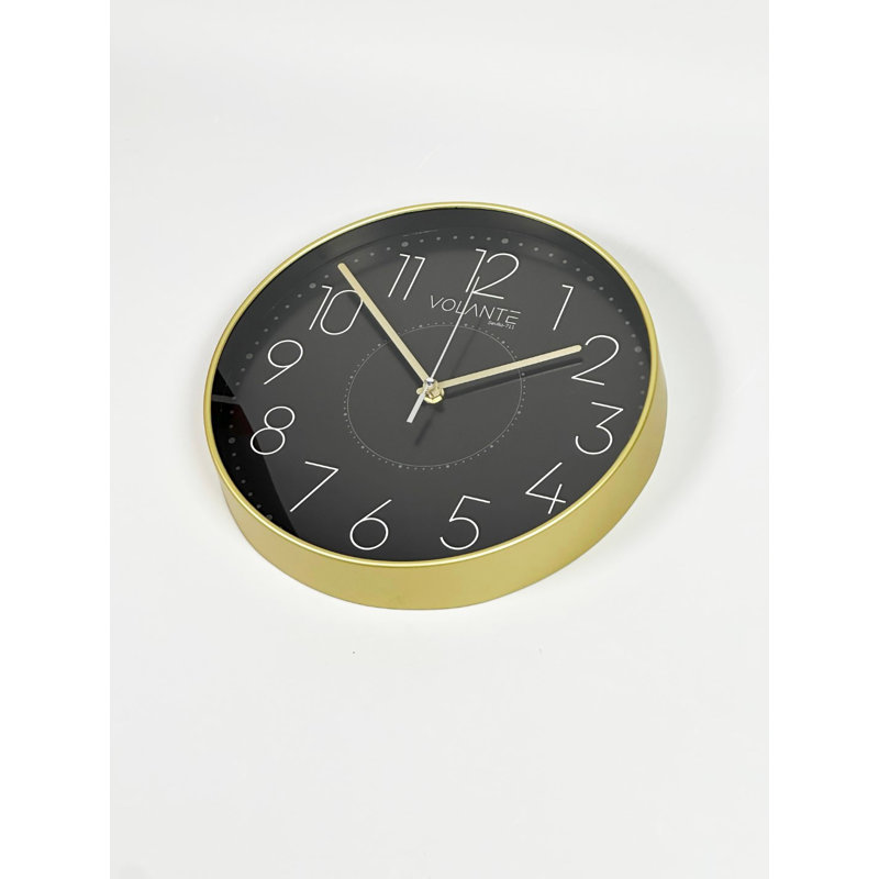 Angelysse Wall Clock, Gold