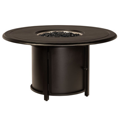 Round Chat Height Fire Table