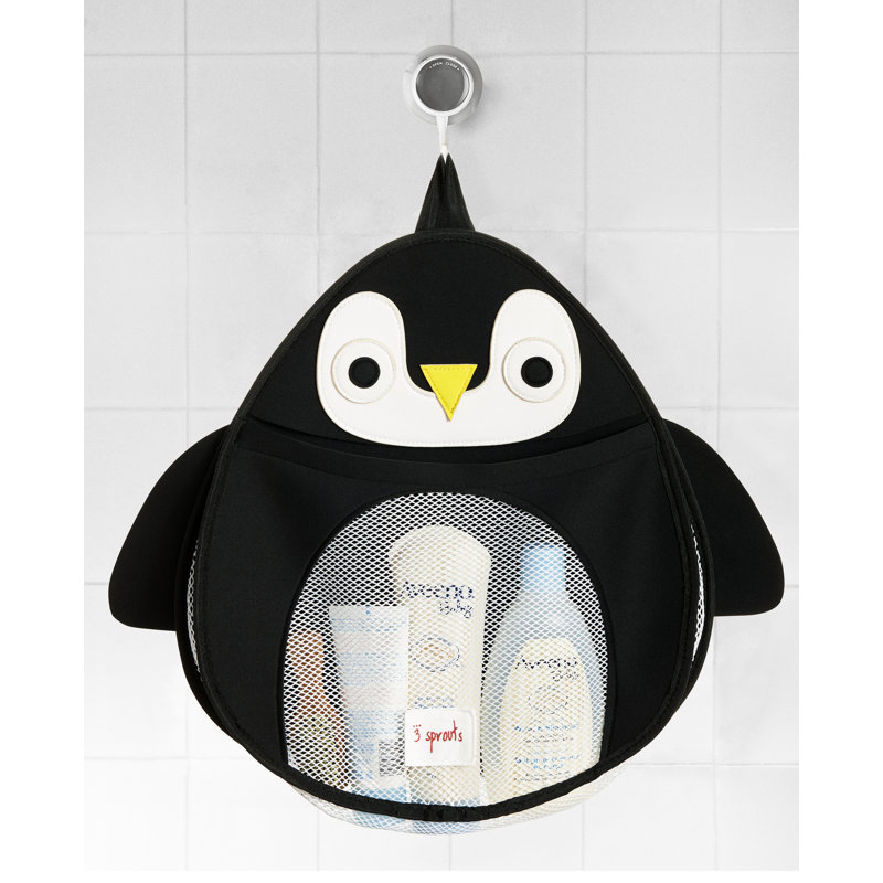 3 pousses - Serviteur de bain pour bébé et enfants - Pingouin