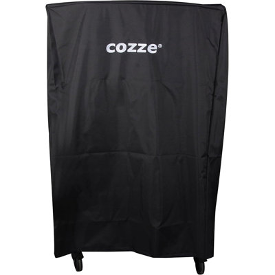Cozze 600D Heavy Duty Waterproof Outdoor Pizza Oven Cart & Grill Table Cover (UV Resistant, Black)
