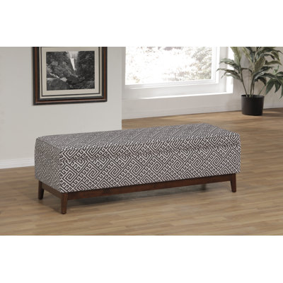 Gisbert Polyester Upholstered Storage Bench