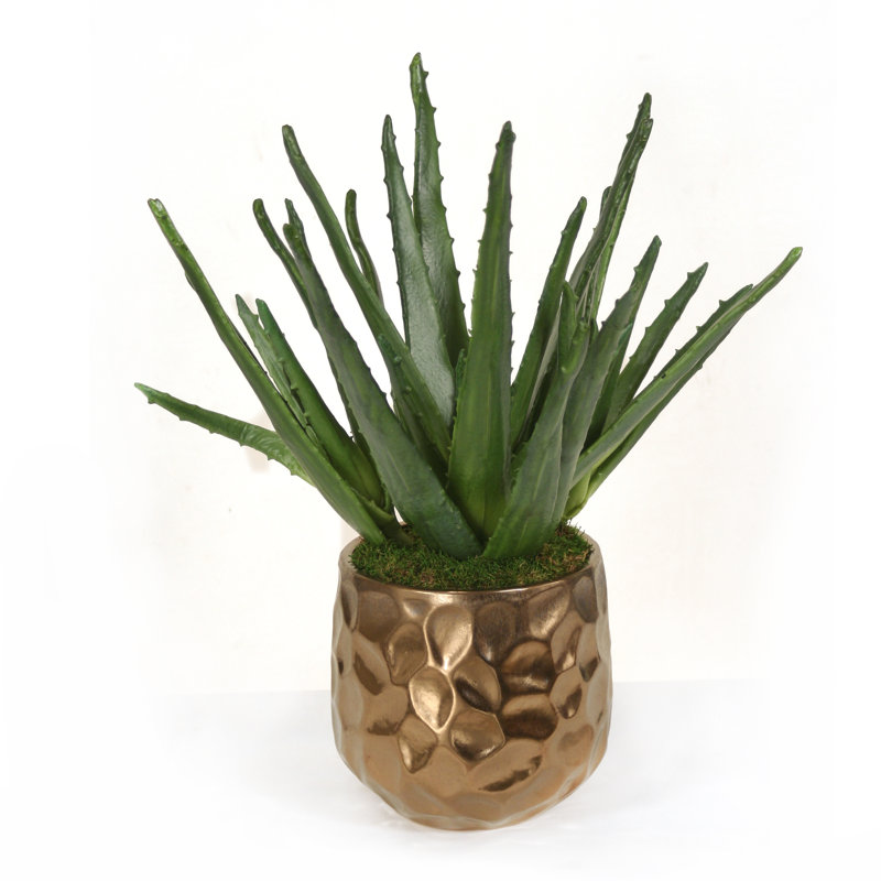 Agave artificiel 25 po en pot