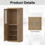 Ensemble de 2 grandes armoires en bois pour garde-manger Storgae-103684713