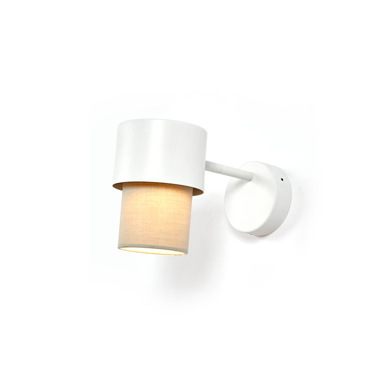 Aiona Armed Sconce, White
