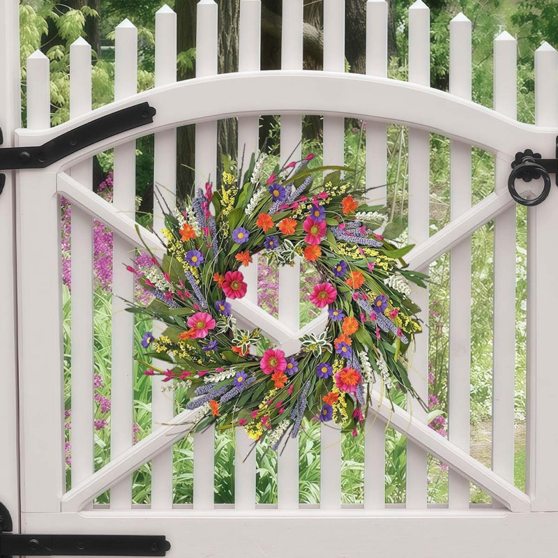 Artificial Spring Summer Wreath