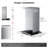 VIKIO 30" 600 CFM Ducted Wall Mount Range Hood in Stainless Steel with LED Lights, Baffle Filter and Gesture control
