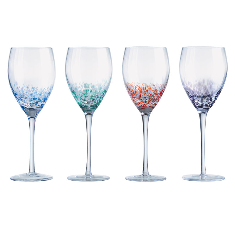 Speckle Wine Glasses