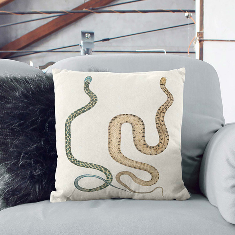 Square Throw Cushion, 55cm H x 55cm W x 20cm D
