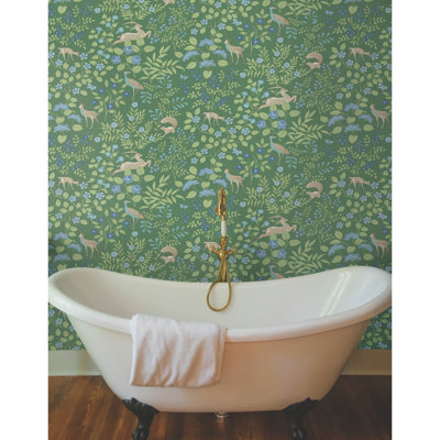Papier peint floral Woodland