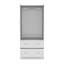 Armoire H 71 po avec deux portes, deux tiroirs et une tringle-1023190533