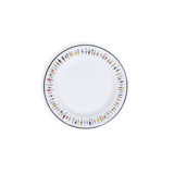 Fishs Eddy x CCH Enamelware Flat Salad Plates, Set of 4, Buoys