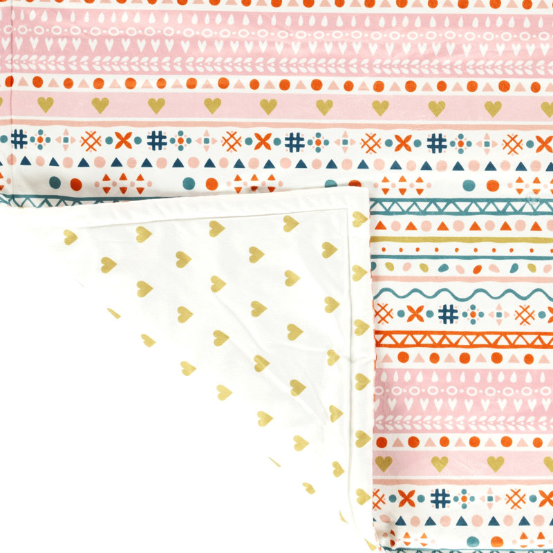 Couverture pour bébé en polyester , 50 po x 36 po