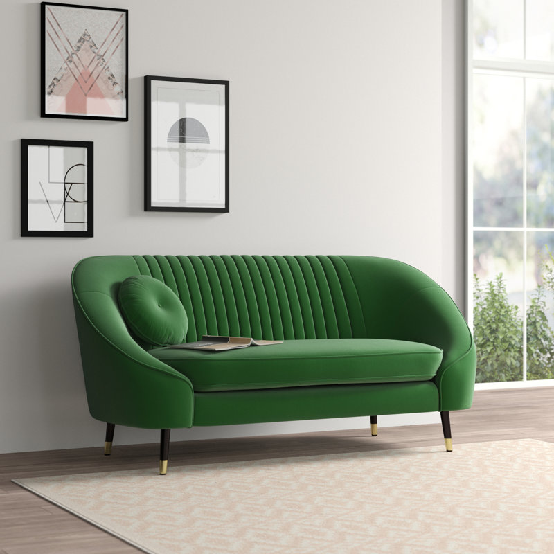 Shyann 2 Seater Sofa, Dark Green