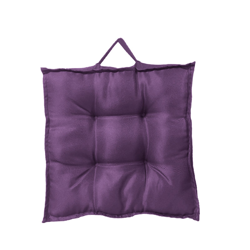 OUTDOOR WATERPROOF BOOSTER CUSHION 45X45 SILVER, Aubergine