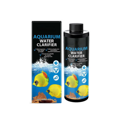 a Detergent 100ml Aquarium Water Clarifier Fast-Acting Cloudy Water  For  Fish Tanks