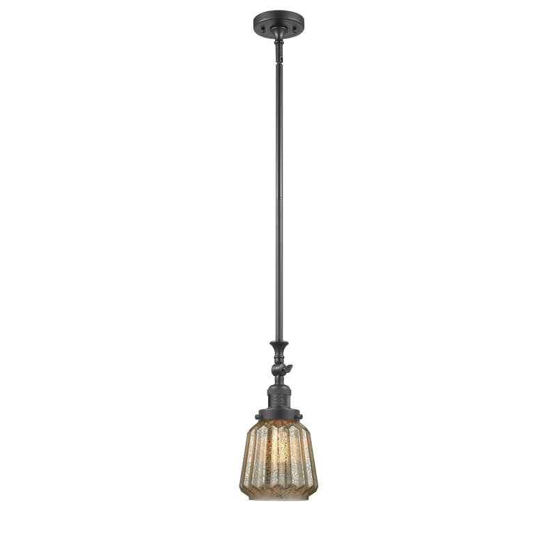Vinson 1 - Light Single Pendant, Oil Rubbed Bronze, Mercury