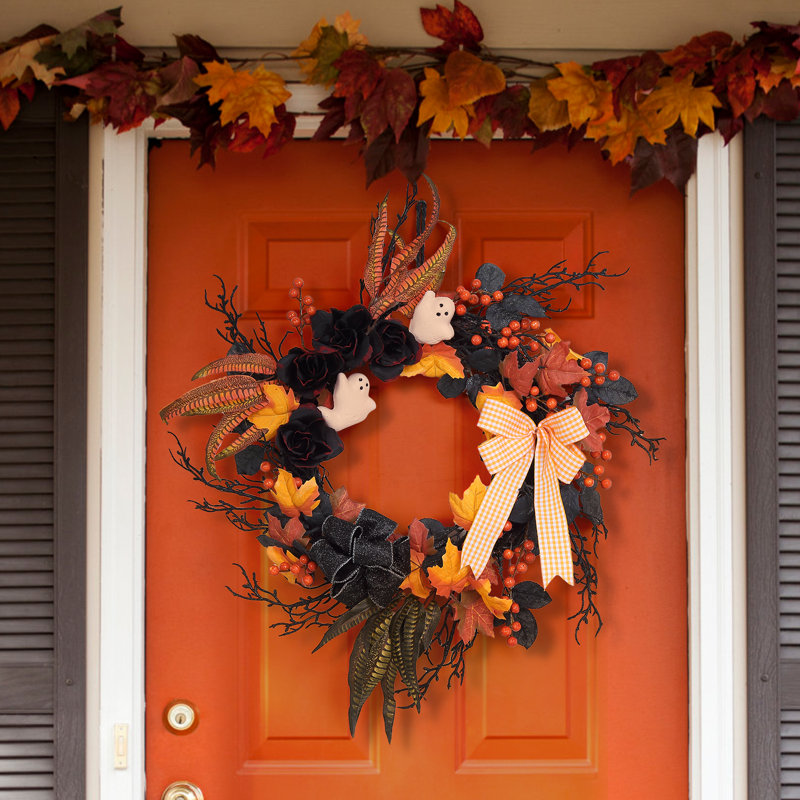 Faux Polyester 16.93'' Wreath