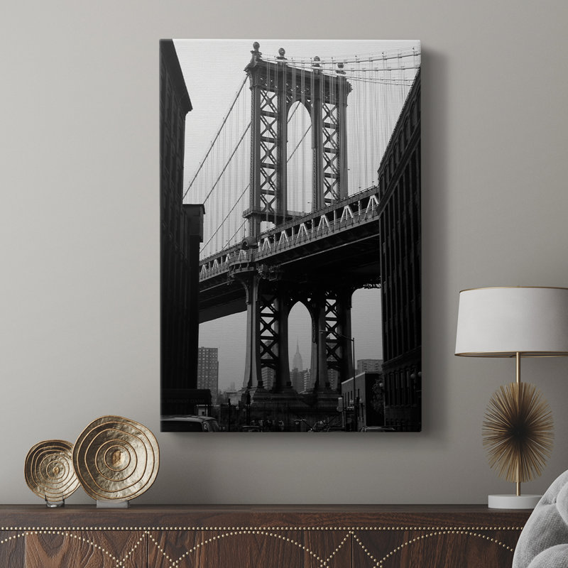 New York Crossing -Gallery Wrapped Cavas, 18" H x 12" W