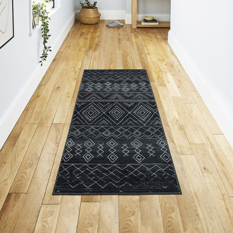 Jean Pierre New York Janae Machine Washable Dream Mink Printed Chenille Rugs, Runner 2' x 5'