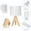 Lampe de table en bois massif Fidel-1815199393
