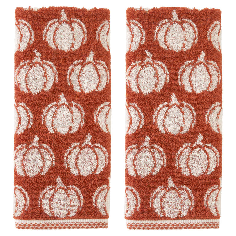 PUMPKIN JACQUARD HAND-ORANGE