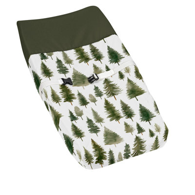 Woodland Pine Tree Changing Pad Cover