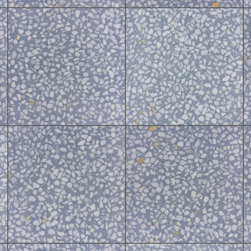 Farnese Amalfi 12" x 12" Porcelain Field Tile Wall & Floor Tile, Azul