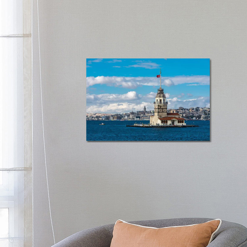 Maiden Tower, Istanbul by Nejdet Duzen - Wrapped Canvas Print, 66.04 cm H x 45.72 cm W x 3.175 cm D