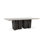 Simone 94" Reclaimed Pine Wood Dining Table In Antique