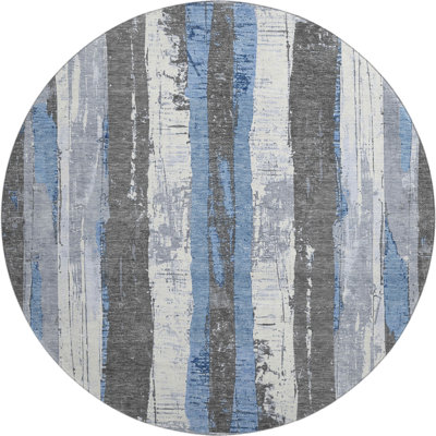 Premium Machine Washable Crestover AMF1872 Stripes Rug