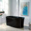 Baignoire de trempage incurvée en acrylique autoportante 59 po. X 29,52 po.-100481067-89090731