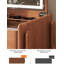Table de meuble-lavabo minimaliste en bois massif avec miroir DEL pour petites chambres Minimalist-1603140494
