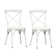 Jamil Cross Back Stacking Side Chair