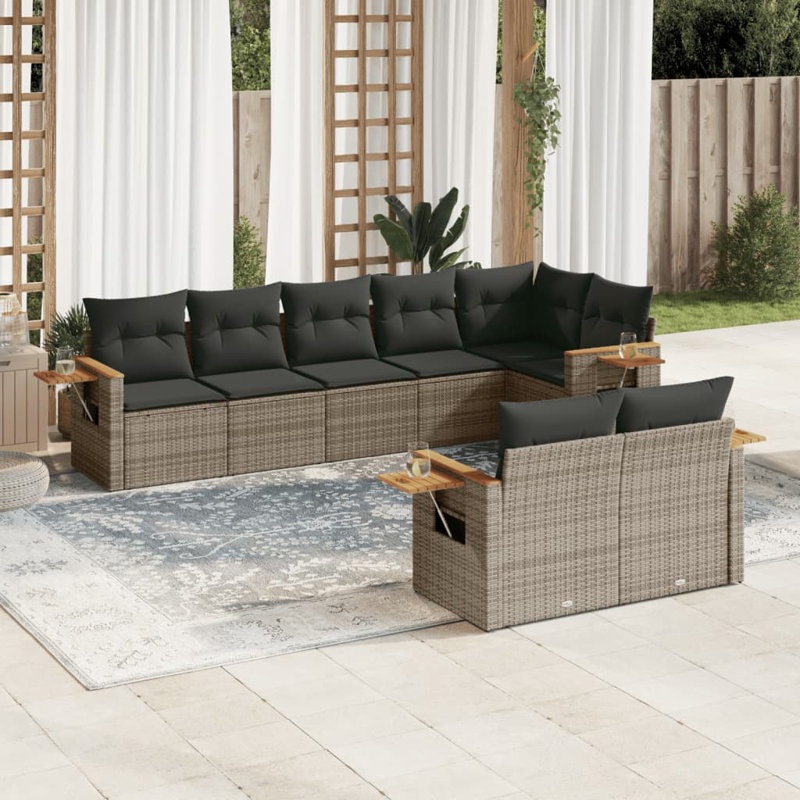 Ensemble de canapé de jardin Vidaxl