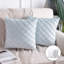 Coussin décoratif carré en velours 18 po, coussins décoratifs texturés à losanges-1083166539-1138657801